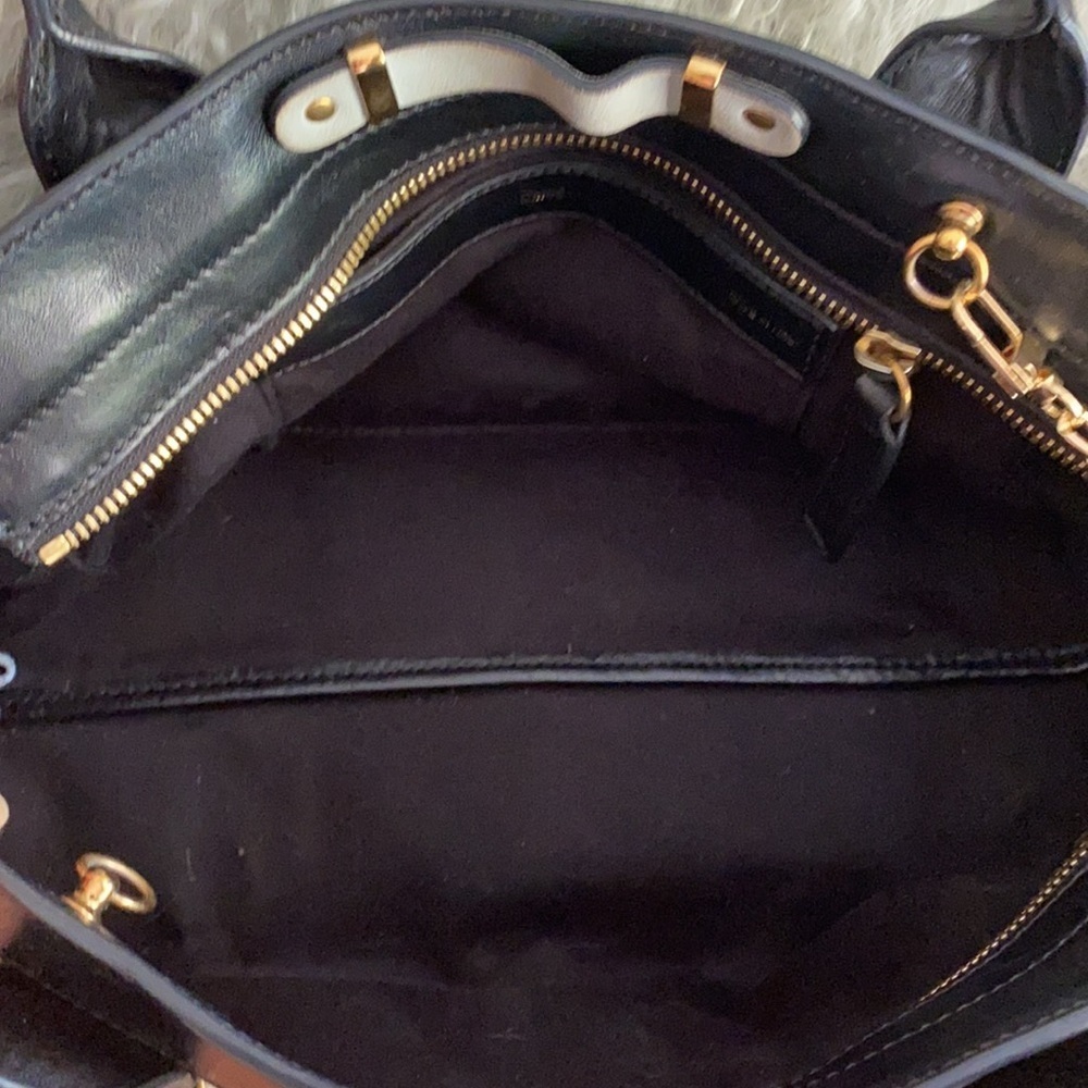 Elegant Black and Mint Women's Handbag - Picture 11 of 14